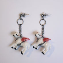 Load image into Gallery viewer, Celestial Beast Earrings in White
