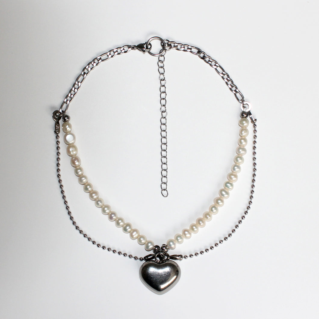 Heart of Pearl Necklace